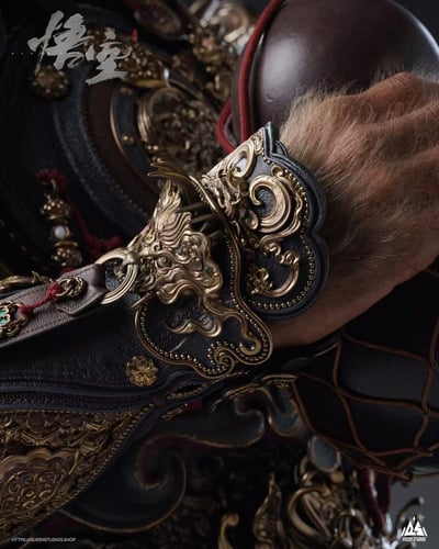 【正版授權】QUEEN STUDIOS-黑神話：悟空 天命人 1/1 半身像15