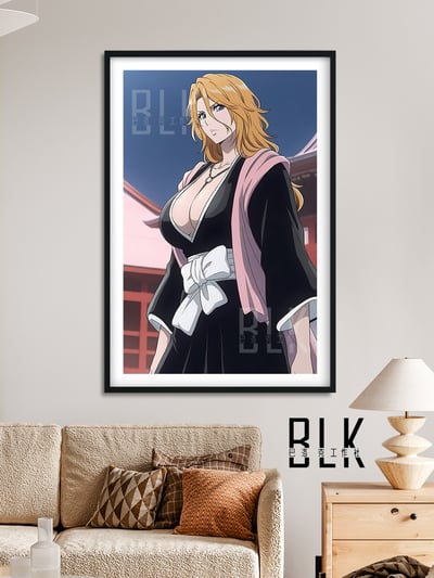 【週邊】巴洛克－死神 松本亂菊 裝飾畫&冰箱貼4