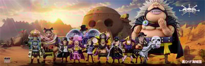 【海賊王】YZ工作室-黑鬍子海賊團 最終彈 5號船船長 航海士 拉法葉4