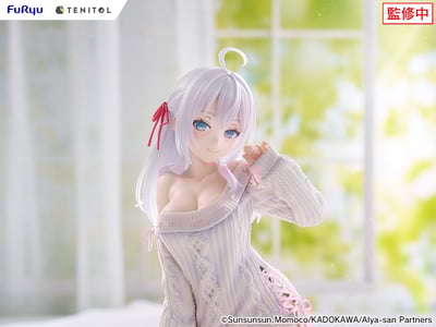 【正版授權】TENITOL－不時用俄語小聲說真心話的鄰桌艾莉同學 艾莉 針織衫 BIG泡麵壓5