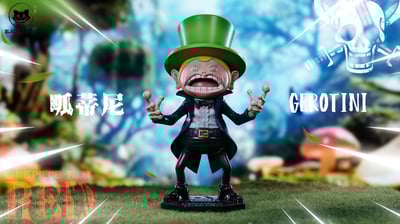 【海賊王】Black studio 小黑工作室-pop補全系列 紅髮團旗下船長 普露露 呱蒂尼5