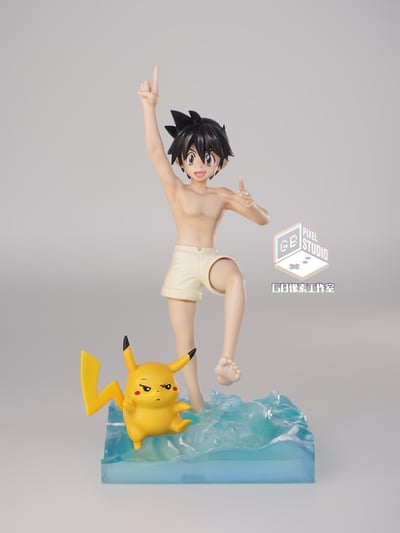 【寶可夢】GB PIXEL studio-圖鑑比例 夏天限定小赤 小智2