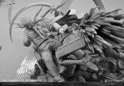 【進擊的巨人】Sure studio－SSS巨人對戰系列 兵長 vs 萊納4