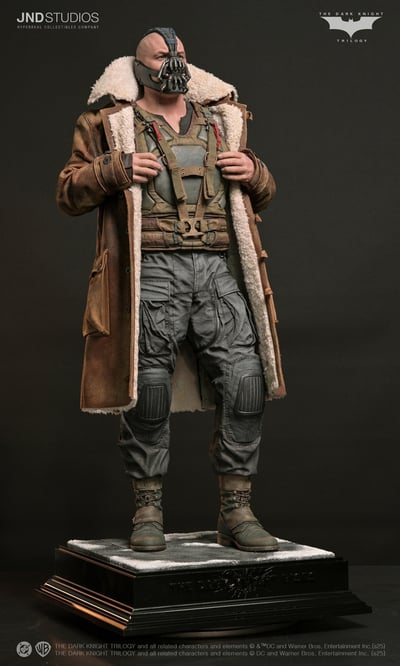 【正版授權】JND St​​udios-蝙蝠俠 黑闇騎士系列 貝恩 雕像 HMS-0242