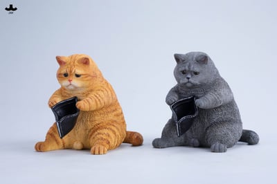 【正版授權】JXK－錢包空空貓8