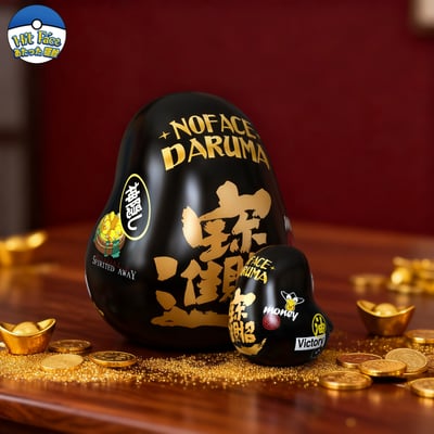 【宮崎駿】Hit Face Studio 砸臉工作室－達摩系列 第一彈 發財2