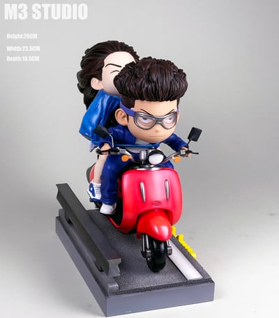 【灌籃高手】M3工作室-Q版 宮城 彩子 騎行 電動車7