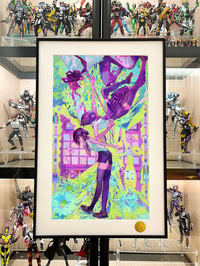 【週邊】星空工作室－鏈鋸人 多巴胺電次蕾塞 裝飾畫2