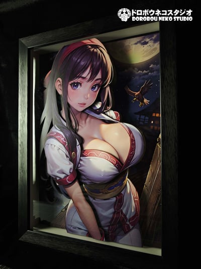 【週邊】泥棒貓工作室-侍魂 娜可露露 立體裝飾畫5