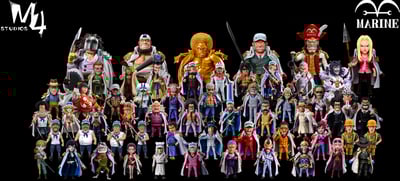 【海賊王】M4工作室-海軍本部人物 第42彈 海軍巨人部隊 女巨人4