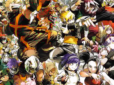 【週邊】星空工作室－我的英雄學院 英雄全員 裝飾畫3