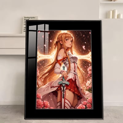 【週邊】橘子工作室－刀劍神域 十字玫瑰 亞絲娜 裝飾畫1
