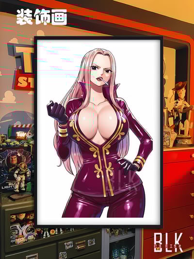 【週邊】巴洛克－海賊王 緹娜 裝飾畫＆冰箱貼1