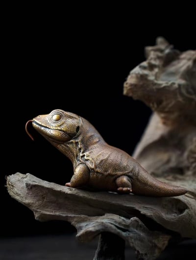 【動物爬蟲】博物誌-蜥蜴系列第七彈 金頭巨澤蜥1