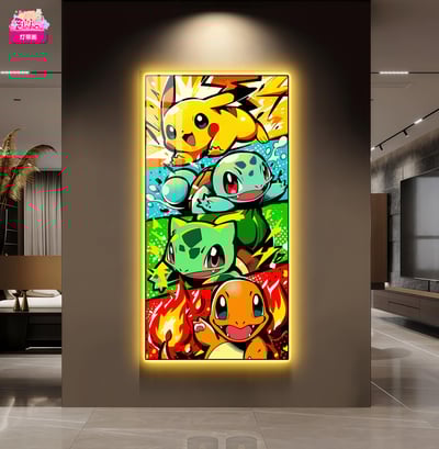 【週邊】阿喵畫社－寶可夢萌寵出擊 御三家 燈帶畫4