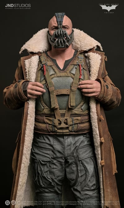 【正版授權】JND St​​udios-蝙蝠俠 黑闇騎士系列 貝恩 雕像 HMS-02411