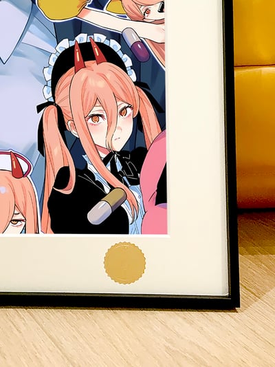 【週邊】星空工作室－電鋸人 百變帕瓦 裝飾畫5