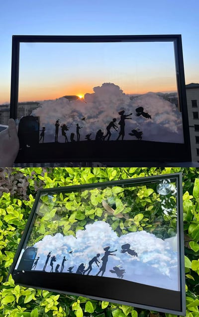 【週邊】千鳥社-數碼寶貝八神太一亞古獸加布獸透明壓克力相框6