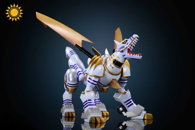 【數碼寶貝】太陽模玩-炎龍獸 銀狼獸4