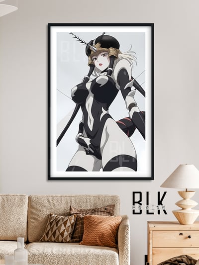 【週邊】巴洛克－一拳超人 蚊女 裝飾畫&冰箱貼4