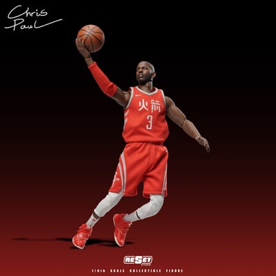 【運動明星】ResetStudio－中文火箭紀念版 保羅 收藏級可動人偶套裝11