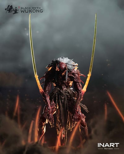 【正版授權】INART Action－黑神話：悟空 夜叉王 1/12 可動人偶3
