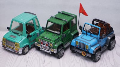 【七龍珠】JacksDo-DB扉頁載具 藍色吉普車（海外現貨）7