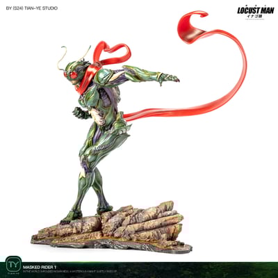 【假面騎士】田也工作室-蝗蟲人Locust Man7
