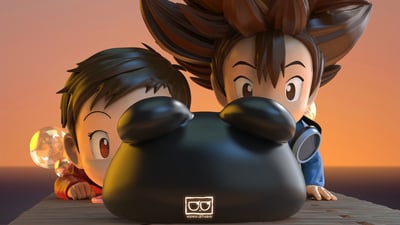 【數碼寶貝】口口社KOKOStudio-初遇 000 吐泡泡的黑球獸7