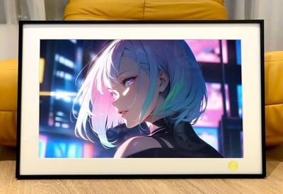 【週邊】星空工作室－電馭叛客：邊緣行者 回眸露西 裝飾畫2