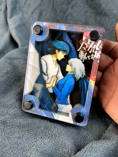 【週邊】萌萌匠-哈爾的移動城堡哈爾蘇菲立體壓克力磚擺台3