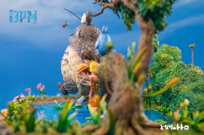 【宮崎駿】OPM-Studio-宮崎駿桌面小場景系列 005 龍貓釣魚3