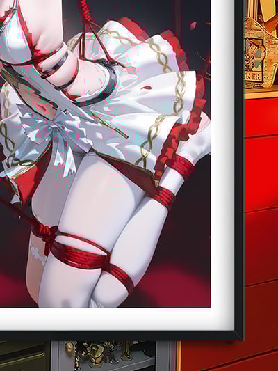 【週邊】巴洛克－鳴潮 椿 裝飾畫&冰箱貼3