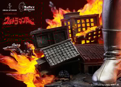 【正版授權】Origin Studios-經典奧特曼艾斯場景雕像11