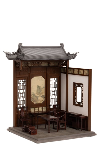 【原創授權】微觀臻慕-中式古風小景 知古小齋（海外現貨）2