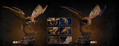 【魔物獵人】SWORD&WING Studio－怪獵圖鑑 第一彈 煌雷龍 鎖刃龍2