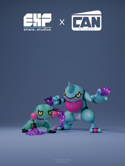 【寶可夢】EXP x 罐頭-不良蛙進化組2