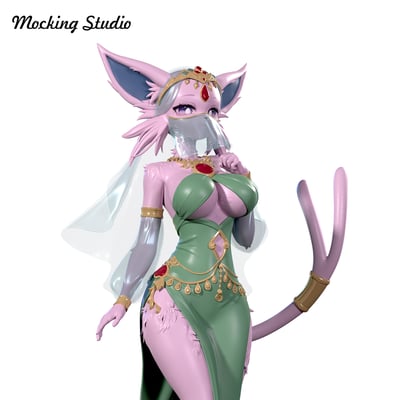 【寶可夢】主意玩家-擬人系列 西域舞孃 太陽伊布1