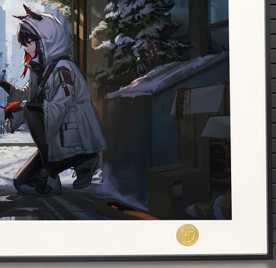 【週邊】H2工作室-德狗 明日方舟德州Arknights裝飾畫5