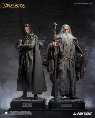 【正版授權】Queen Studios－魔戒首部曲：魔戒現身 甘道夫 1/3 全身像13