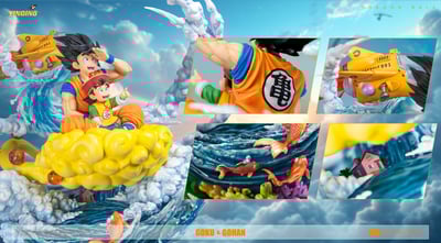 【七龍珠】引擎STUDIO-收藏級七龍珠雕像 父子の冒險1