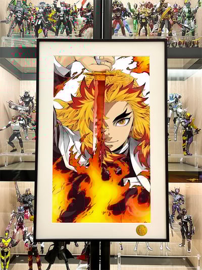 【週邊】星空工作室-炎柱 鬼滅之刃 無限城篇 九柱煉獄杏壽郎 Kyoujurou 動畫二次元裝飾畫4