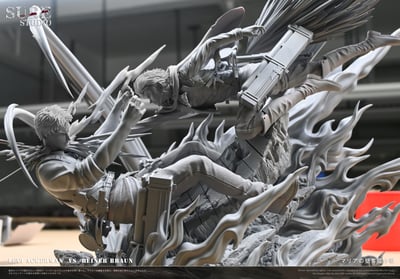 【進擊的巨人】Sure studio－SSS巨人對戰系列 兵長 vs 萊納6