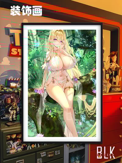 【週邊】巴洛克-叢林金獅碧藍航線Gouden Leeuw動漫二次元裝飾畫 壓克力冰箱貼1