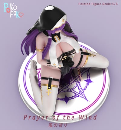 【塵白禁區】POKOPOKO x pineapple studio-女雕系列 塵白禁區 恩雅4