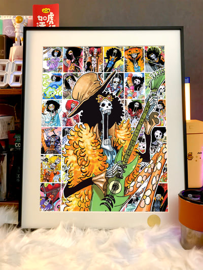 【週邊】星空工作室－海賊王 成長之路 布魯克 裝飾畫3