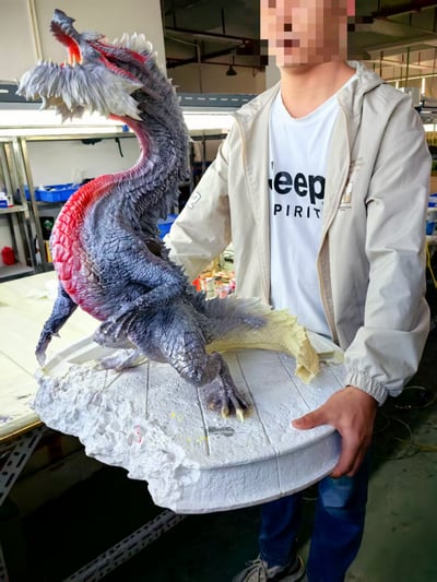 【魔物獵人】DragonFrontierStudio-怪物獵人祖龍（大尺寸加燈版本）13