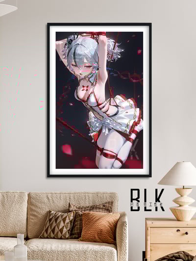 【週邊】巴洛克－鳴潮 椿 裝飾畫&冰箱貼4