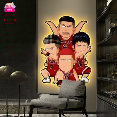 【週邊】阿喵畫社-灌籃高手隊搞怪燈帶畫6