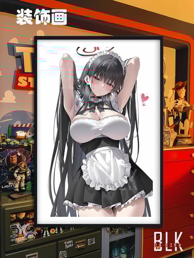 【週邊】巴洛克工作室－碧藍檔案 莉音小姐 裝飾畫＆冰箱貼1